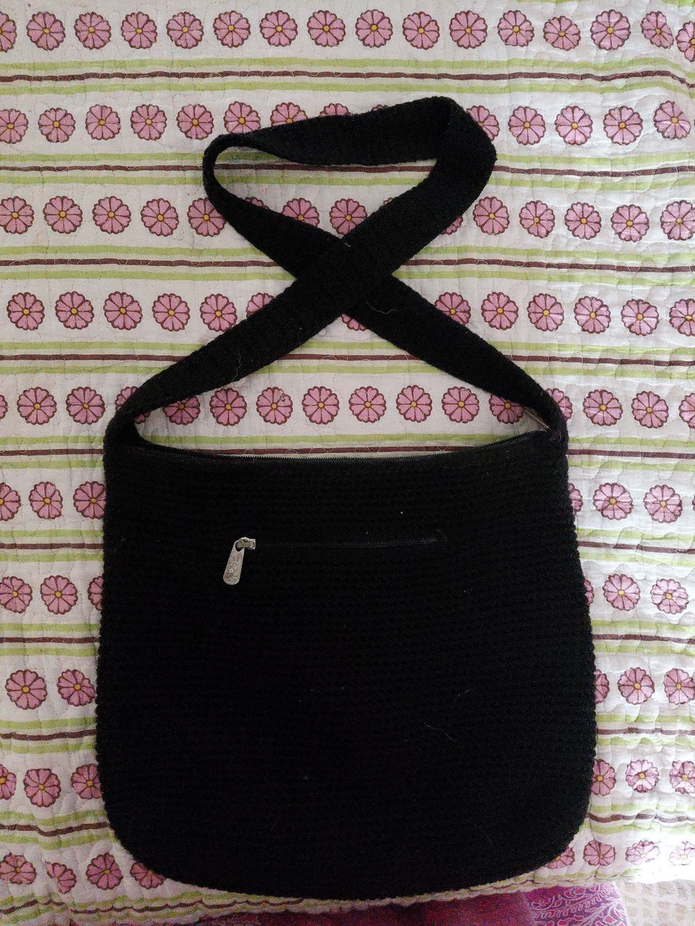 Sak Black Crochet Crossbody Bag - Women Bags